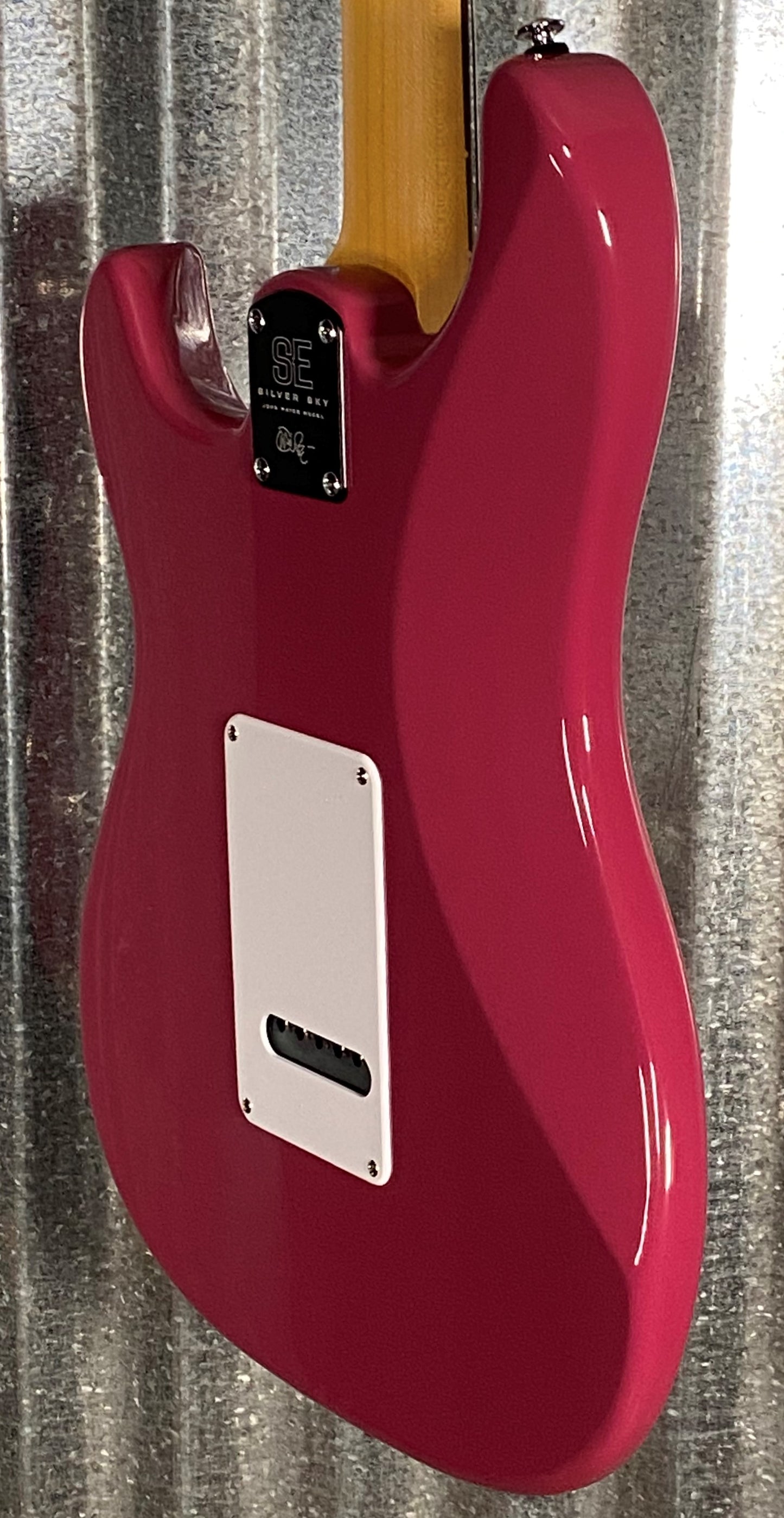 PRS Paul Reed Smith SE Silver Sky Dragon Fruit Guitar & Bag #0424