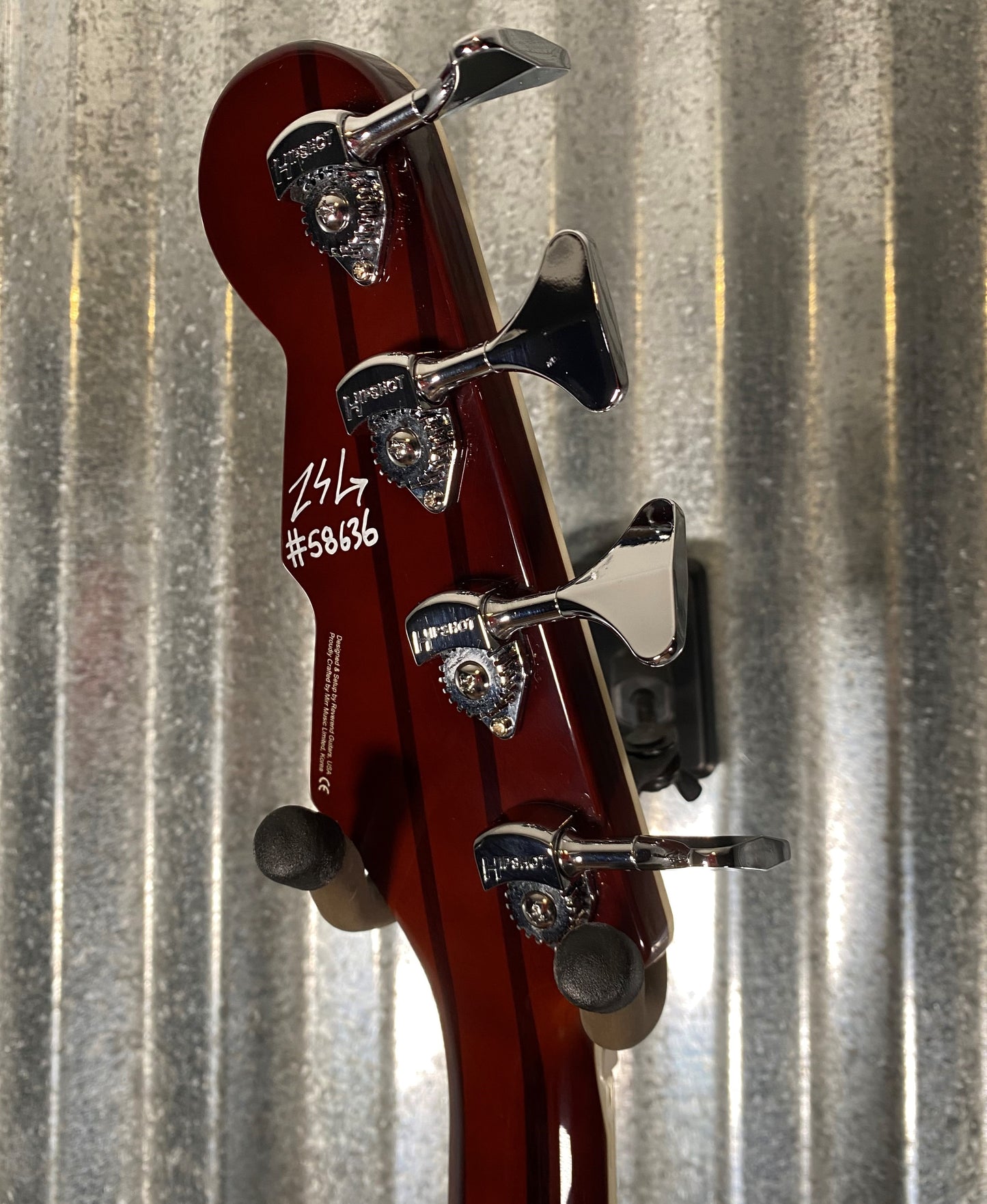 Reverend Thundergun 4 String Bass Violin Brown #8636