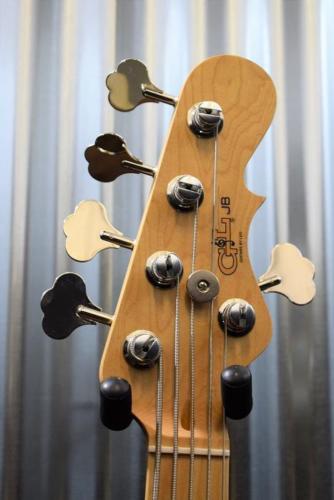 G&L Guitars USA JB-5 5 String Jazz Bass JB 3 Tone Sunburst & Case 2016 #7135