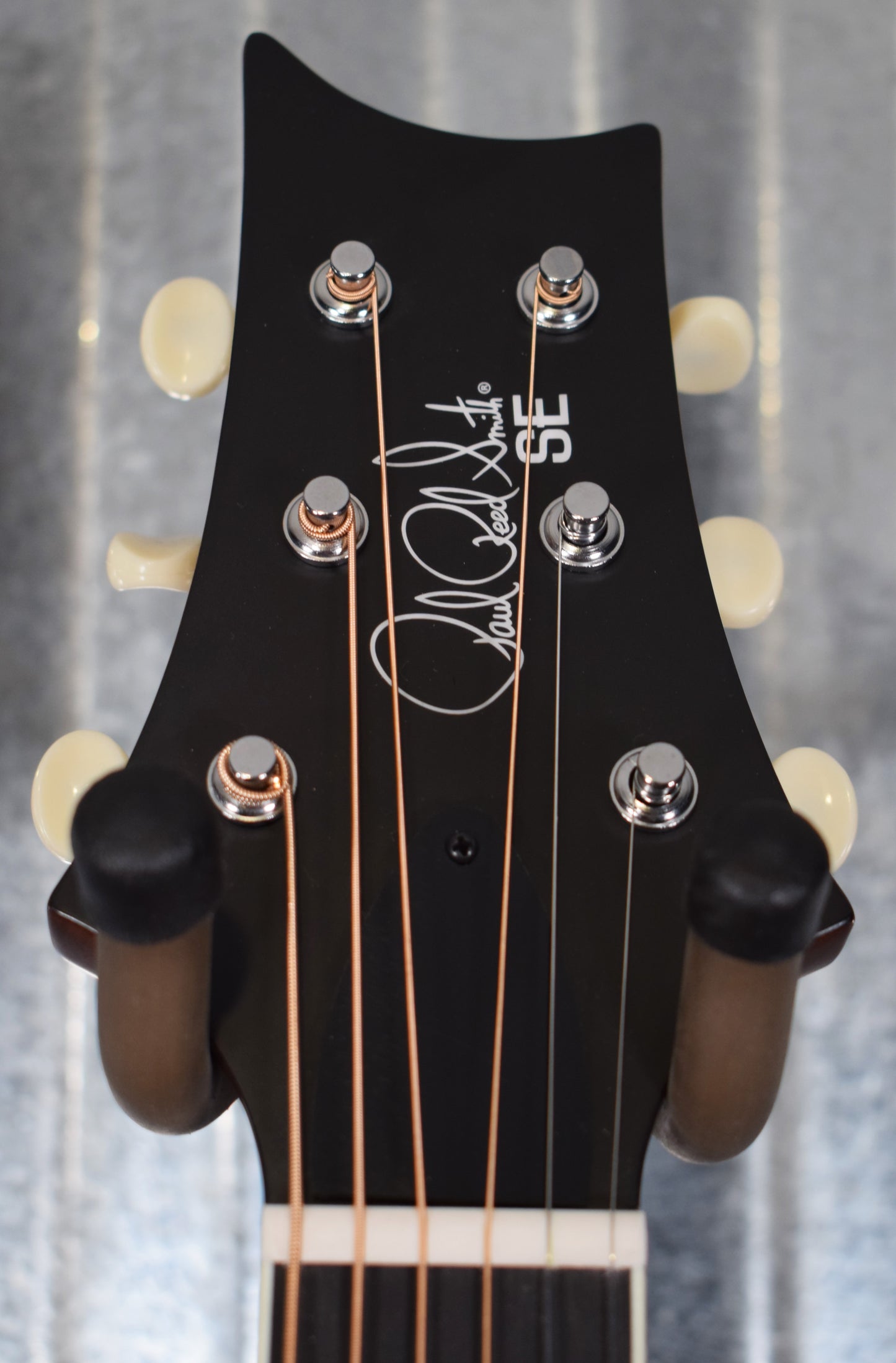 PRS Paul Reed Smith SE Parlor Satin Black Top Acoustic Electric Guitar & Bag #8935