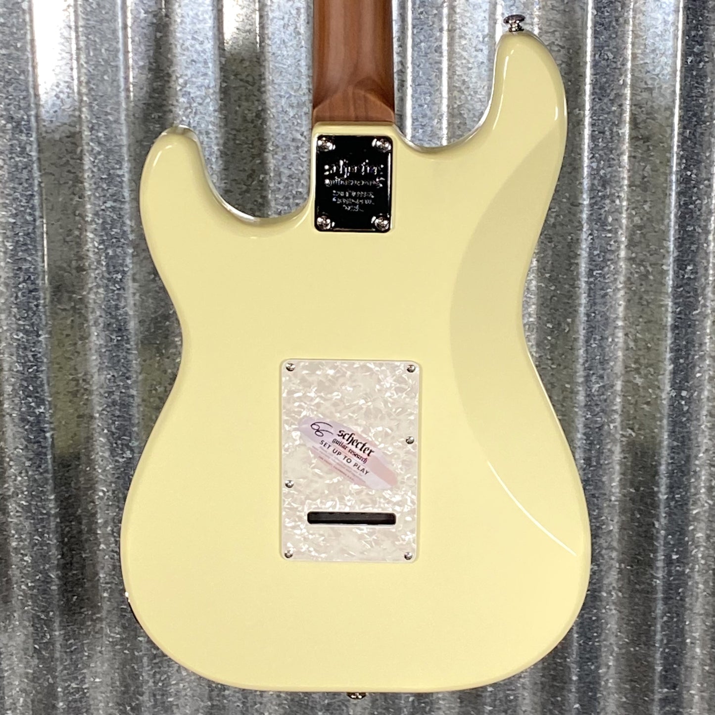 Schecter Jack Fowler Traditional HH Ivory Roasted Neck Guitar #3242