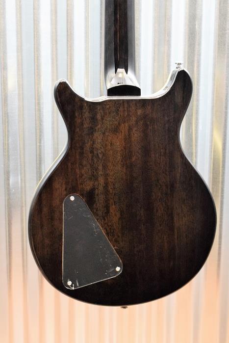 Hamer Guitars Sunburst Archtop Flame Trans Black Electric Guitar #742