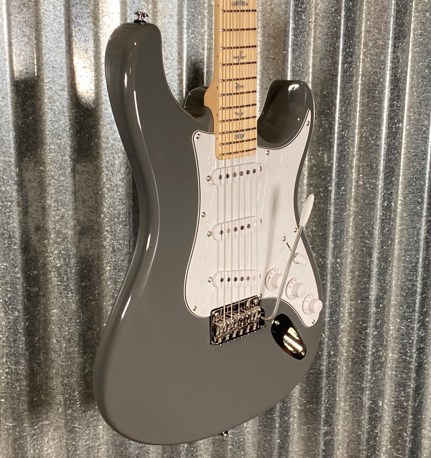 PRS Paul Reed Smith SE Sliver Sky John Mayer Overland Gray Maple Guitar & Bag #9370