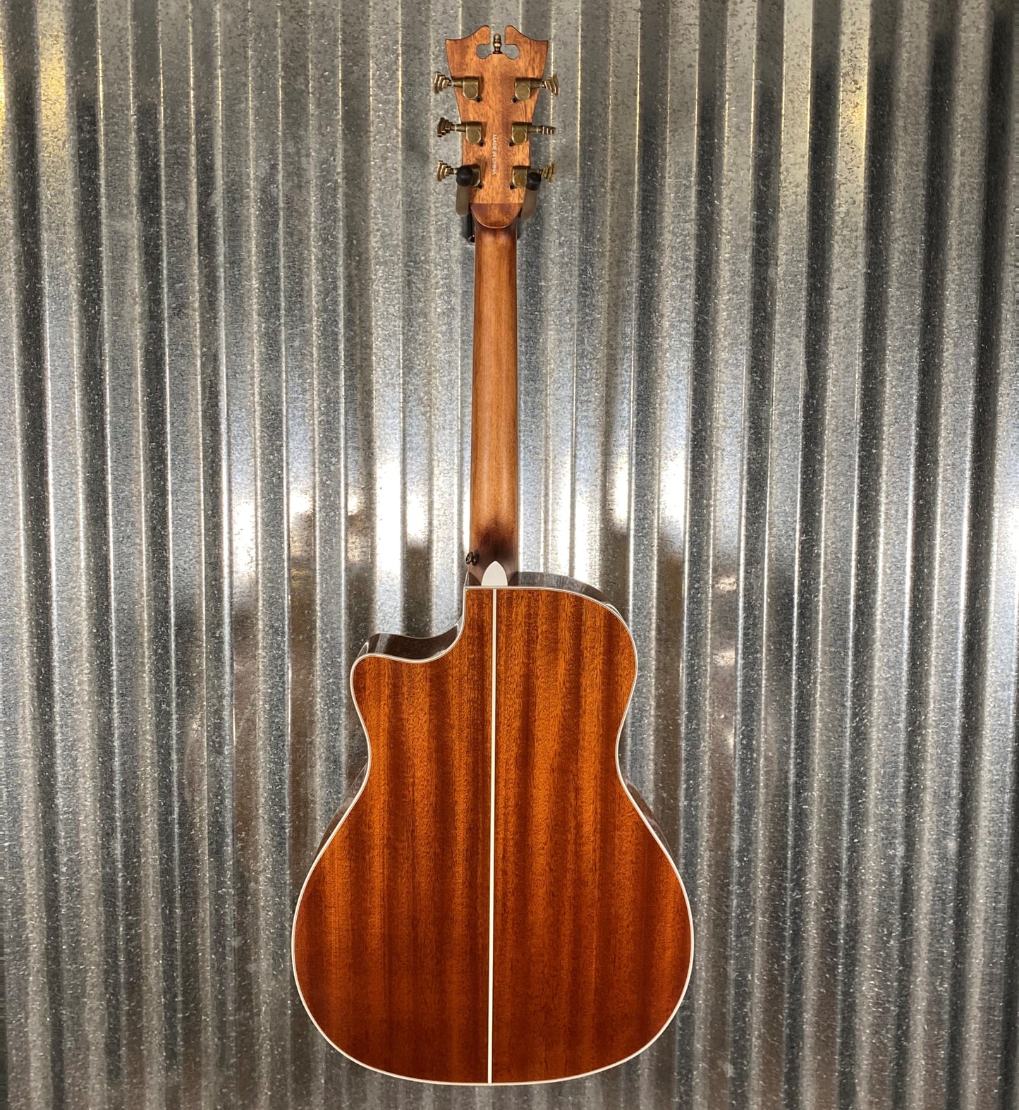 D'Angelico Premier Gramercy Grand Auditorium CE Vintage Natural Acoustic Electric Guitar #6835