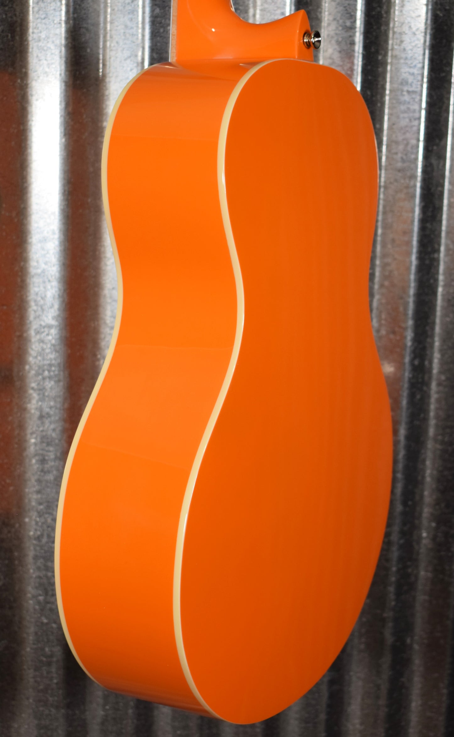 Ortega RGA-ORG Gaucho Acoustic Nylon String Parlor Orange Guitar & Bag #0039