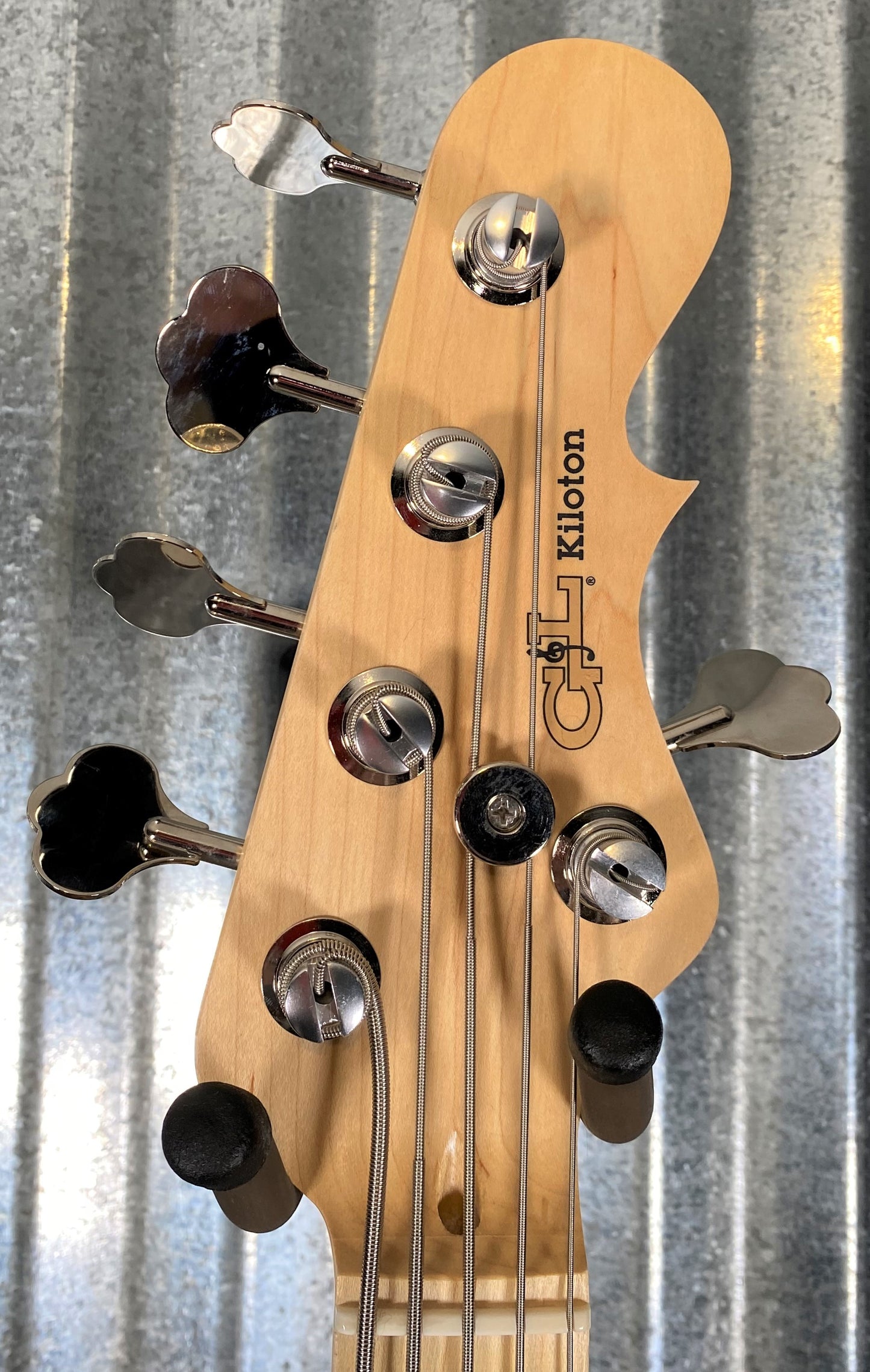 G&L USA Kiloton 5 String Natural Bass & Case #6403