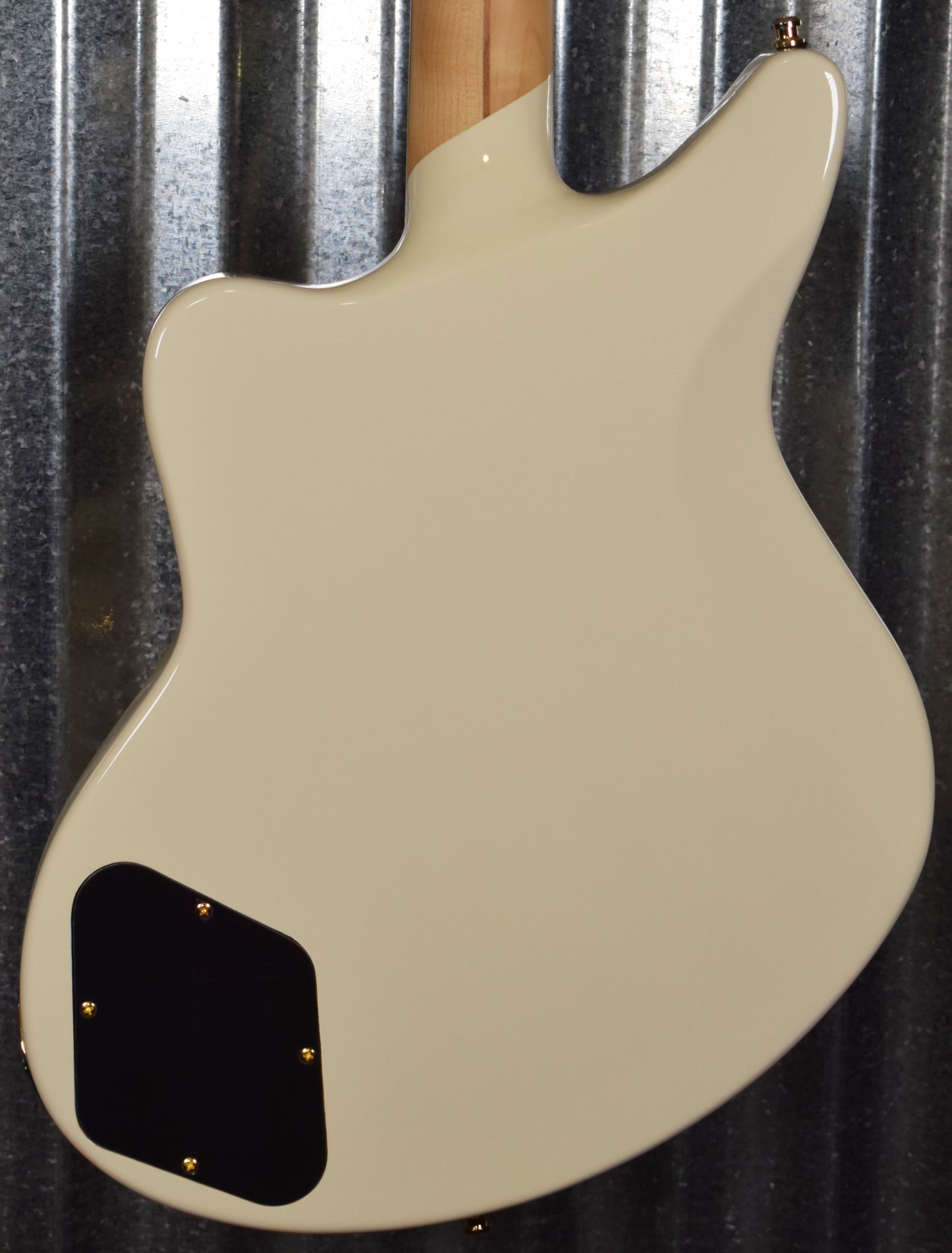 D'Angelico Deluxe Bedford Offset Vintage White Guitar & Case #0334