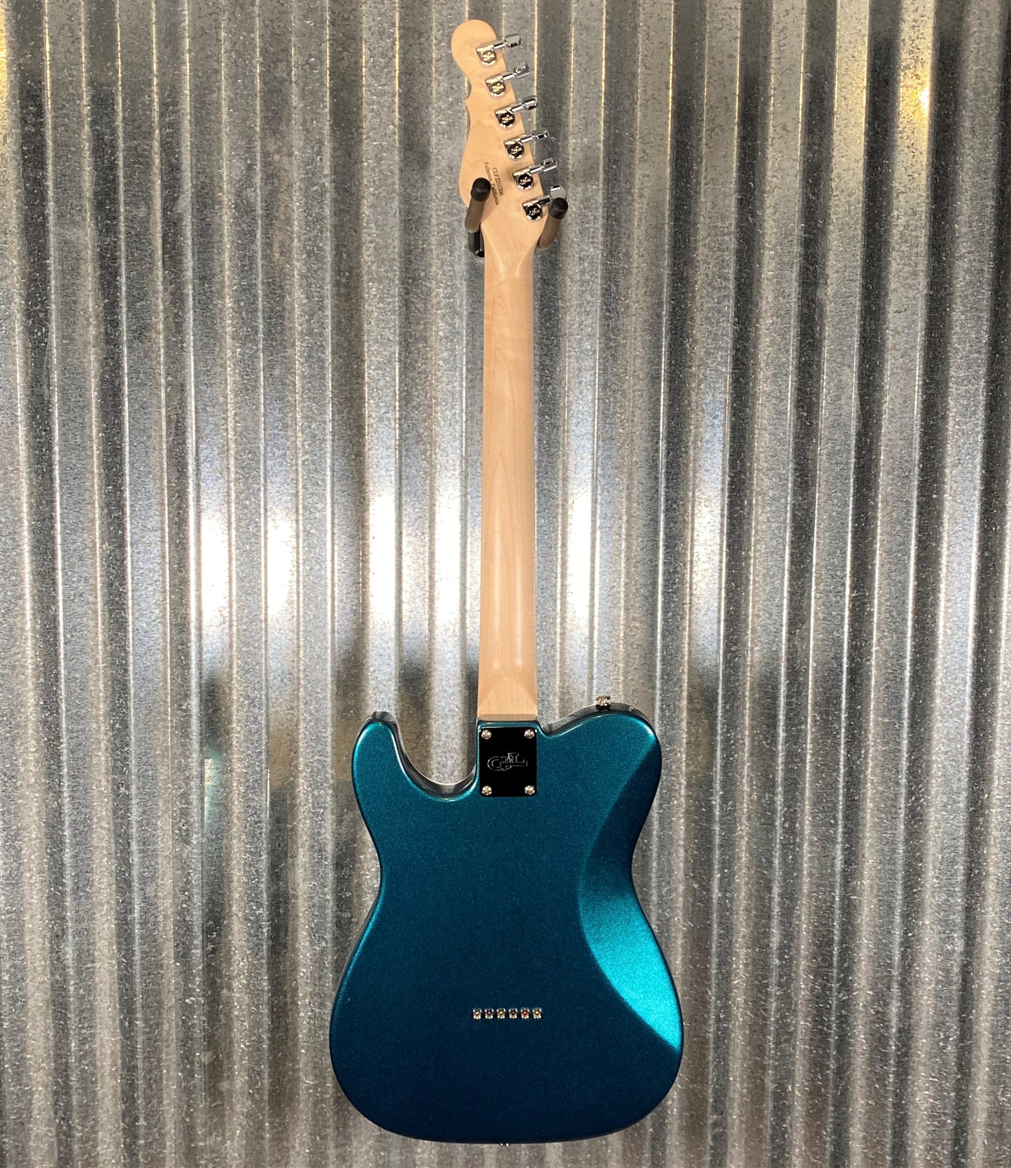 G&L USA 2023 Custom ASAT Classic Emerald Blue Metallic Guitar & Bag #1206 Used