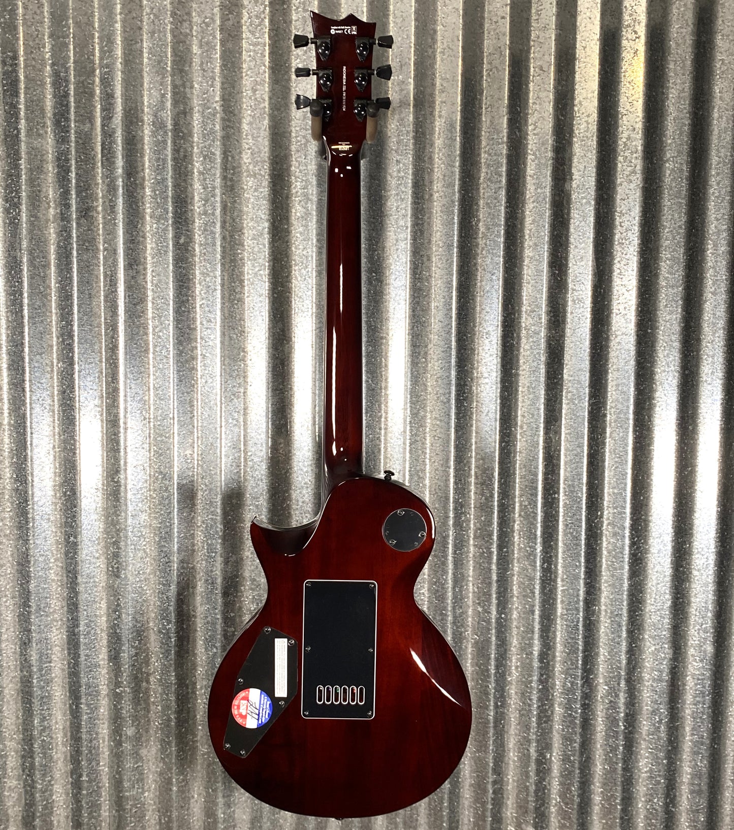 ESP LTD EC-1000 Evertune Bridge Dark Brown Sunburst Guitar & Bag EC1000ETQMDBSB #1524 B Stock