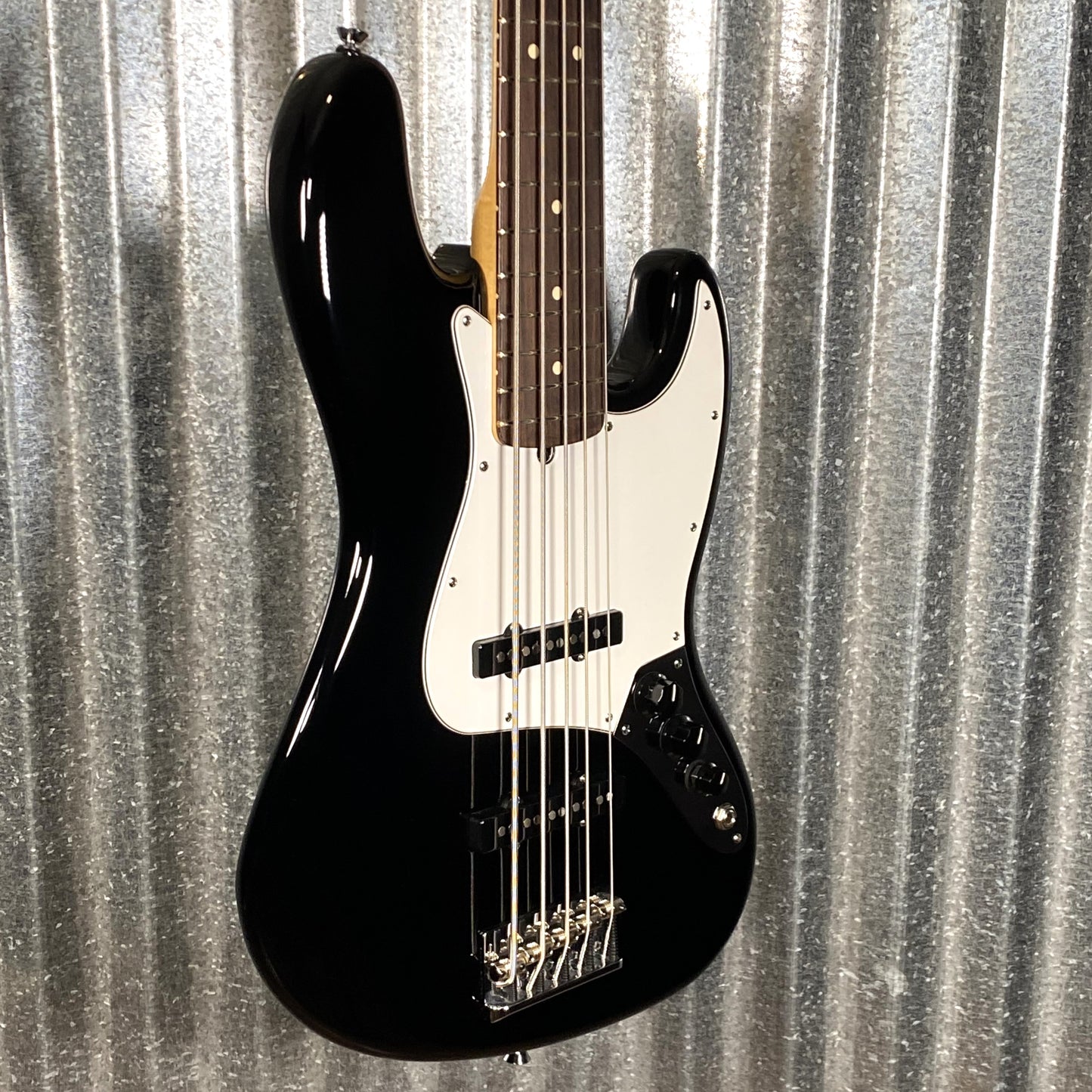 Fender American Standard 5 String Jazz Bass with Precision Neck Black & Bag 2012 #3051 Used