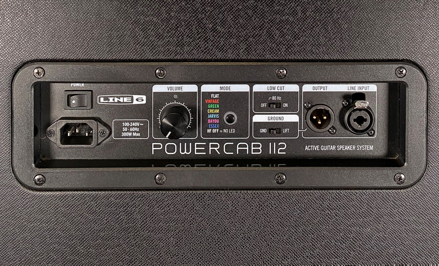 Line 6 Powercab 112 1x12" 250 Watt Active Guitar Amplifier Speaker Cabinet Used