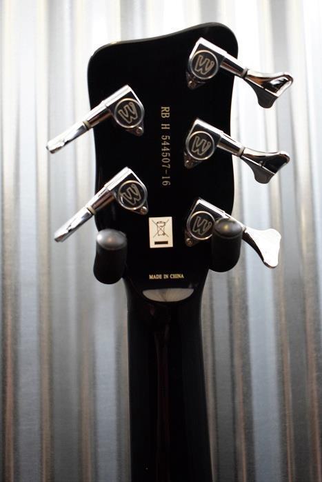 Warwick Rockbass Star Bass 5 String Semi Hollow Bass Gloss Black & Gig Bag #0716