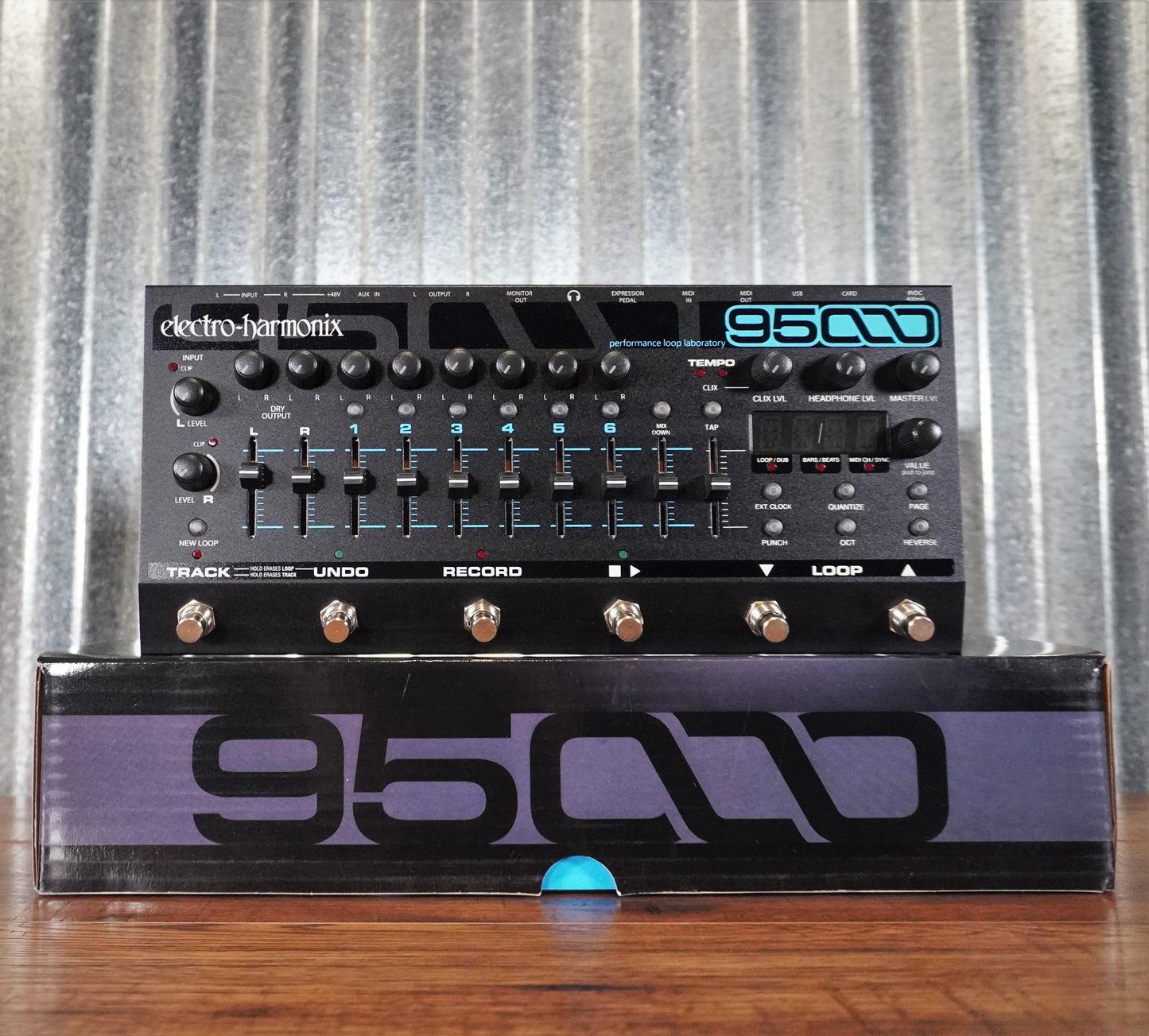 Electro-Harmonix EHX 95000 Performance Super Looper Guitar Bass Vocal Effect Pedal Demo