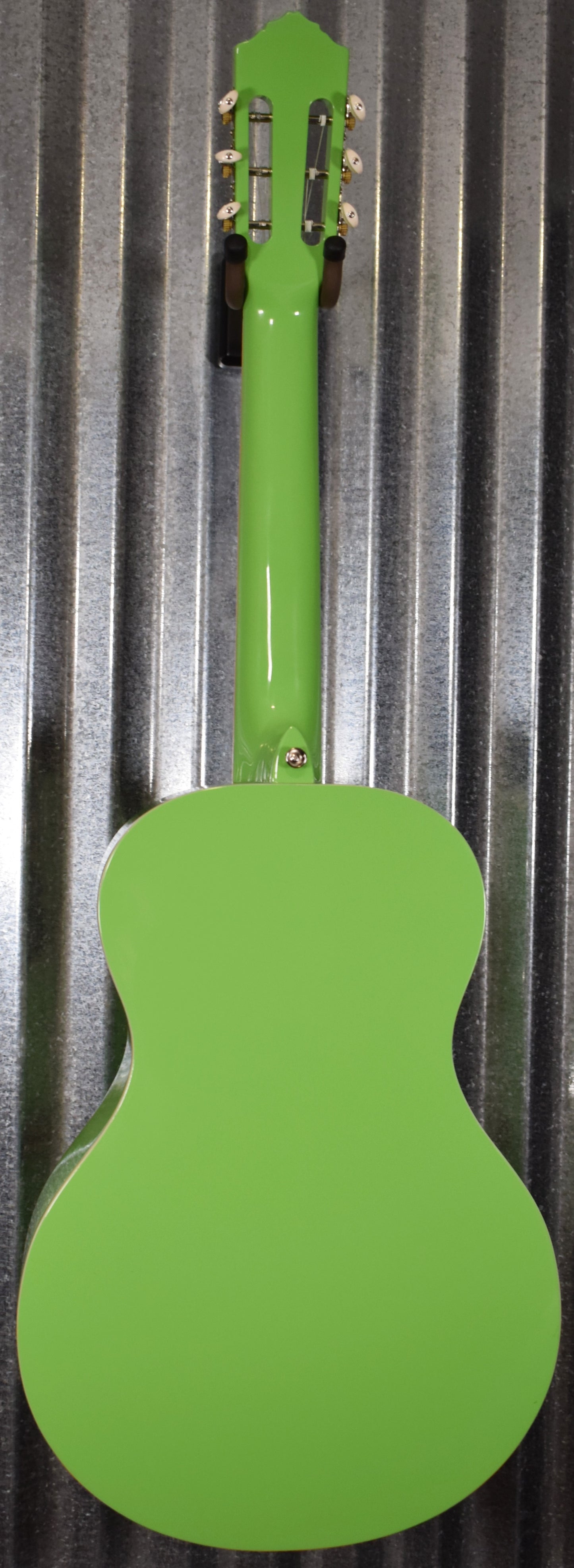 Ortega RGA-GAP Gaucho Acoustic Nylon String Parlor Green Apple Guitar & Bag #0015