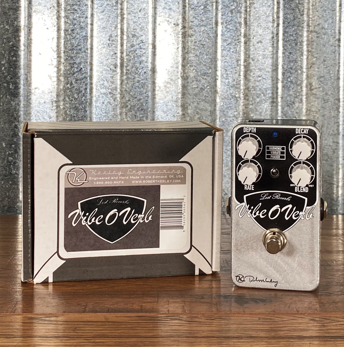 Keeley Vibe-O-Verb Reverb Guitar Effect Pedal Used