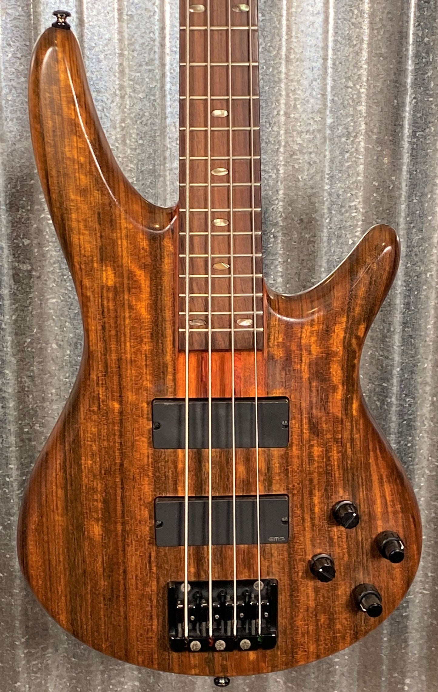 Ibanez Soundgear SRT900DX 4 String Active Natural Bass Guitar & Case #2264 Used