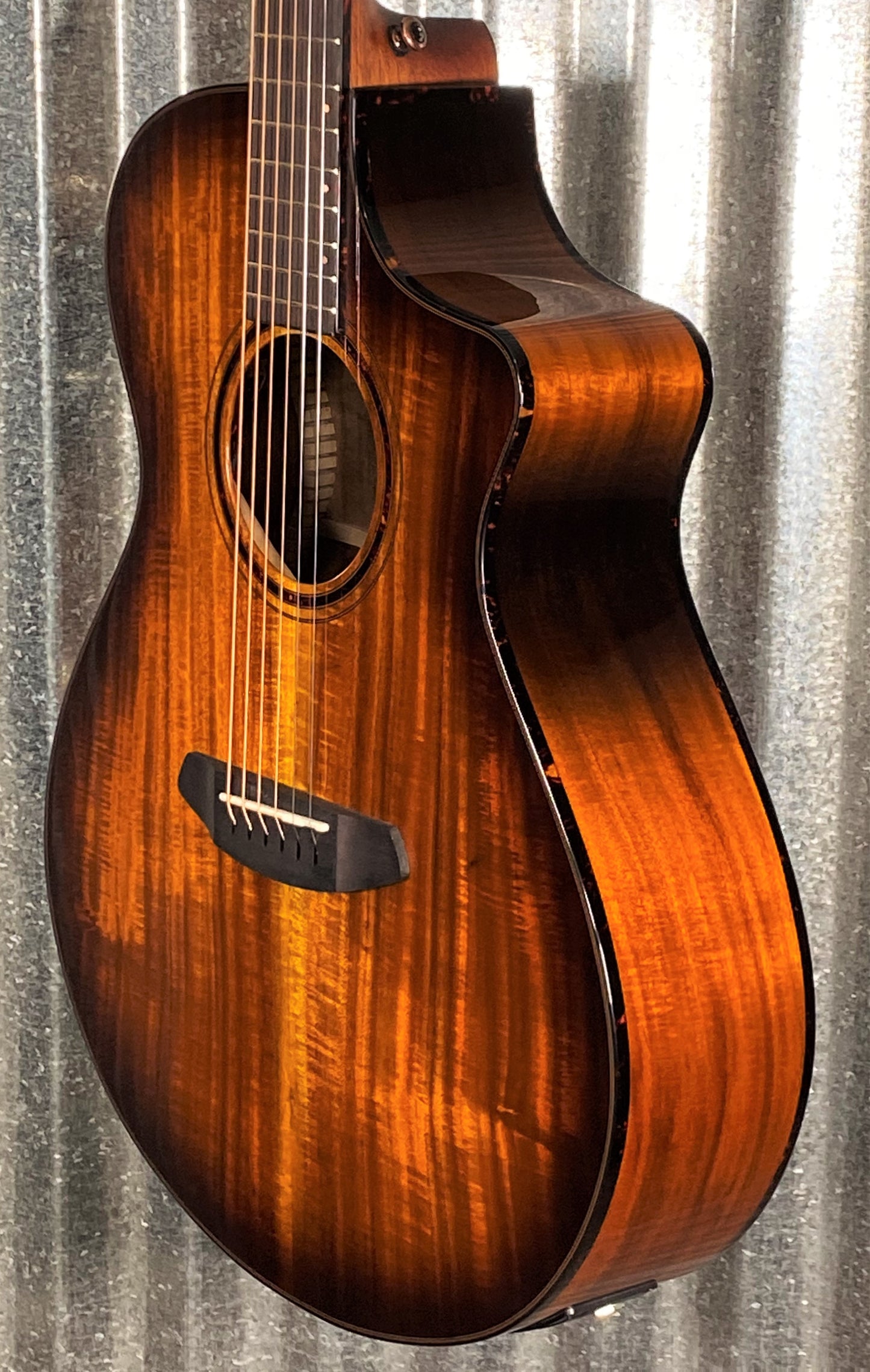 Breedlove Pursuit Exotic S Concert Edgeburst CE Koa Acoustic Electric Guitar PSCN44CEKOKO #5507