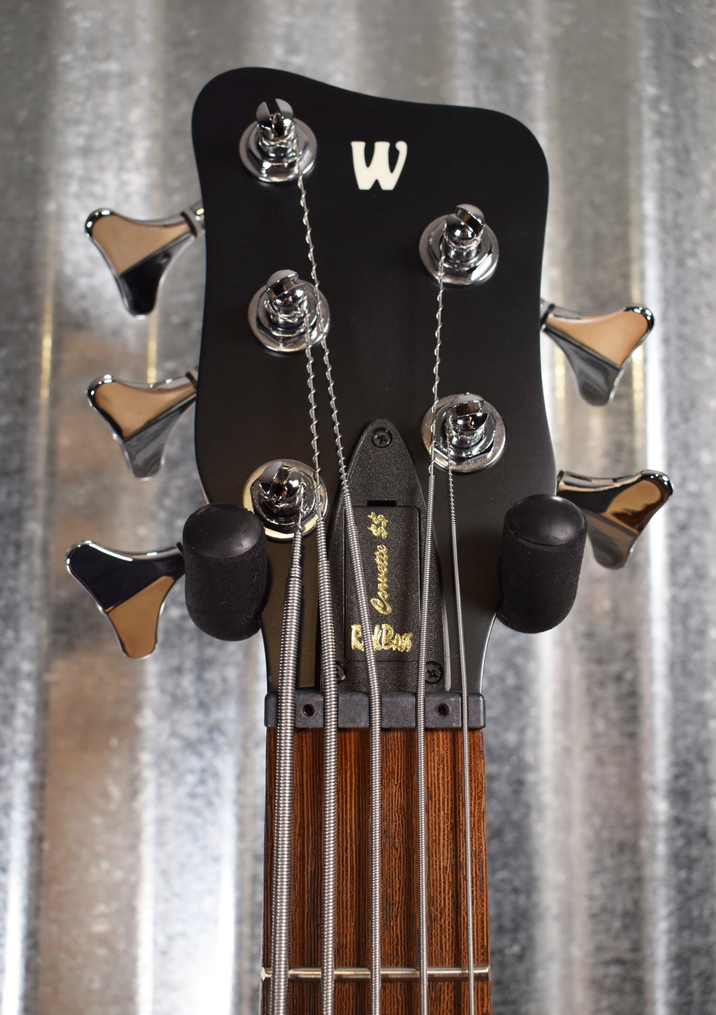 Warwick Rockbass Corvette $$ Double Buck Burgundy 5 String Bass & Bag #1018