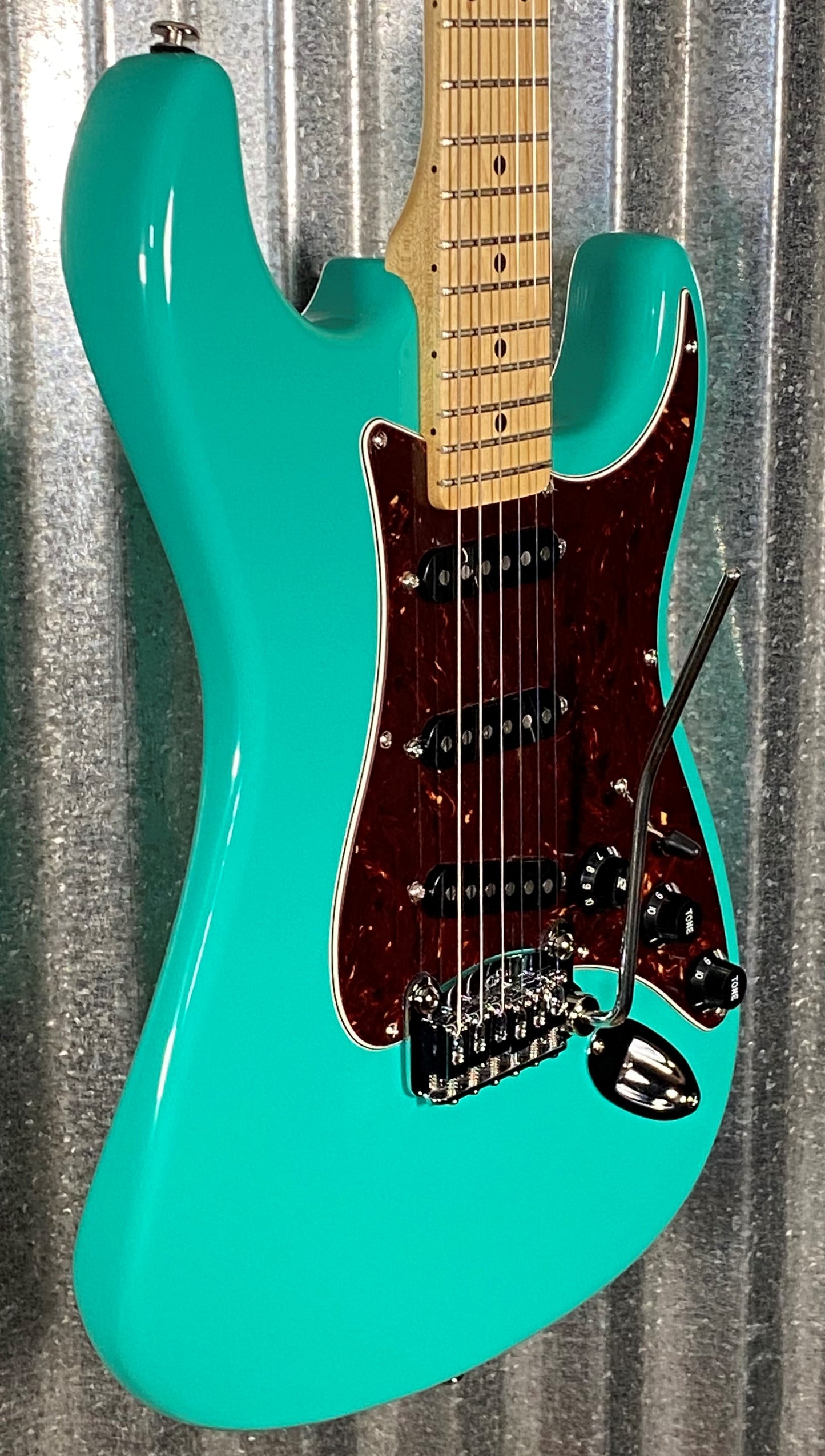 G&L USA Legacy Belair Green Maple Satin Neck Guitar & Case #2021