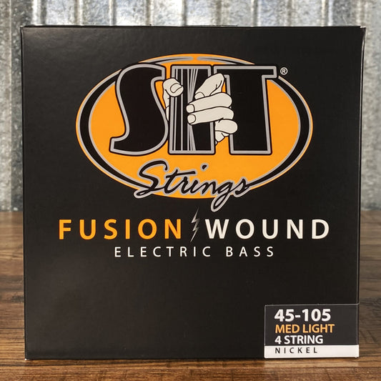 SIT Strings NRB45105L Fusion Wound 4 String Bass Nickel Medium Light 45-105 Set