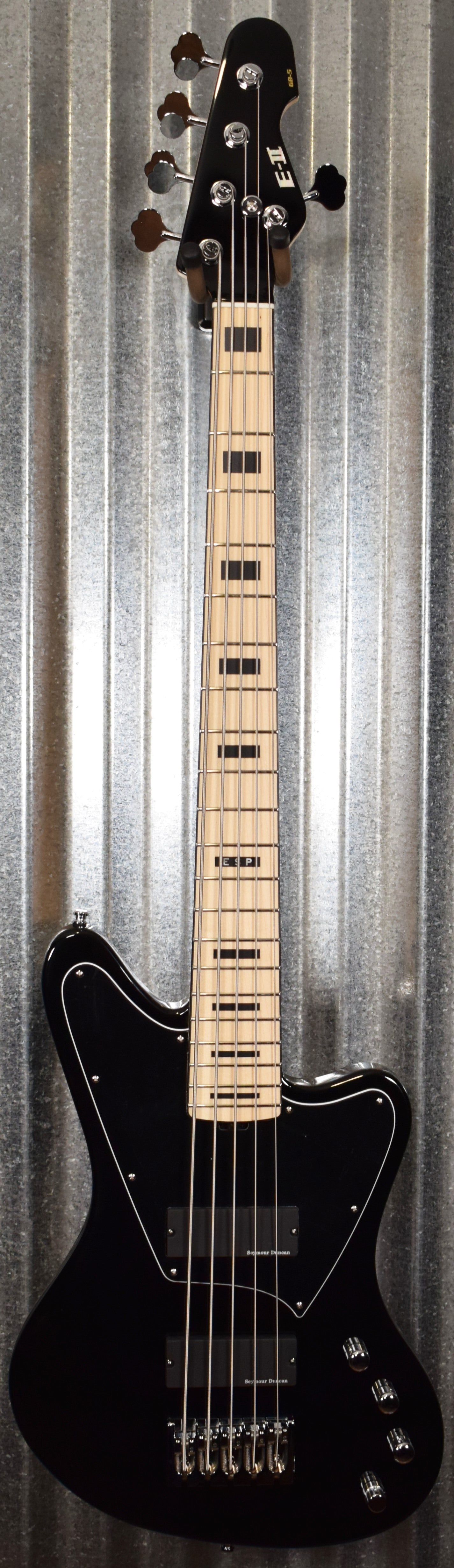 ESP E-II GB-5 5 String Bass Black Seymour Duncan & Case EIIGB5BLK Japan #ES1045193