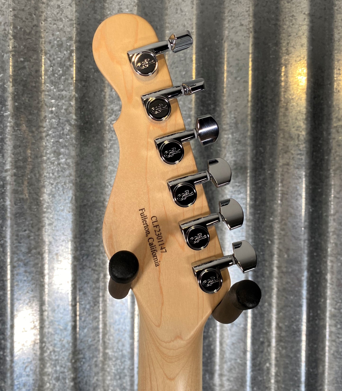 G&L USA ASAT Classic Jet Black Guitar & Bag #1147 Used