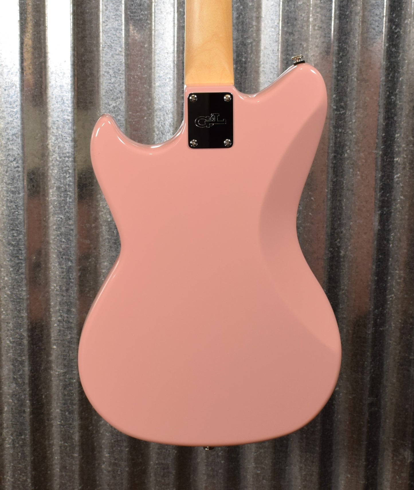 G&L USA Fullerton Deluxe Fallout 4 String Short Scale Bass Shell Pink & Bag #5181