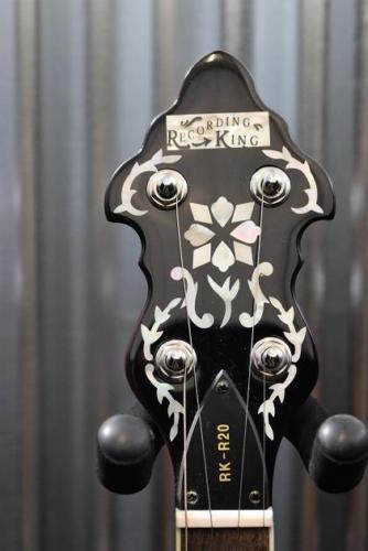 Recording King RK-R20 Songster Resonator 5 String Banjo & Hard Case #2
