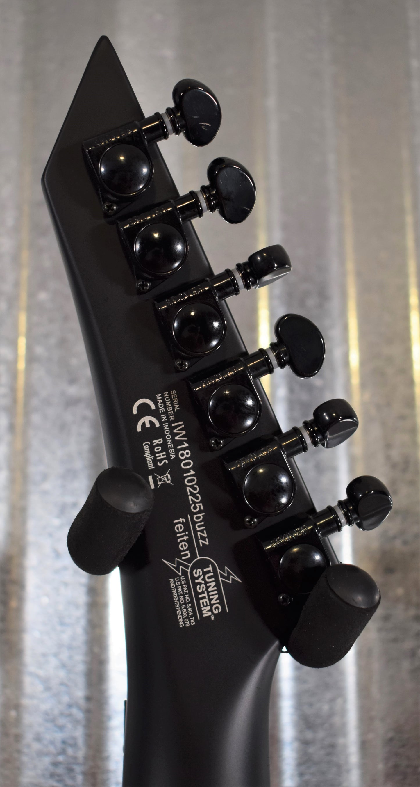 Washburn Parallaxe V26FR Floyd Rose Carbon Black Duncan Guitar & Bag PXMV26FRCK #0225