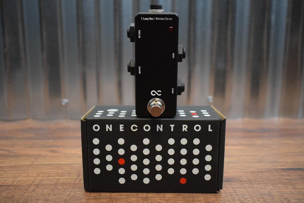 One Control 1 Loop Box Minimal Single Guitar Effect Loop Pedal