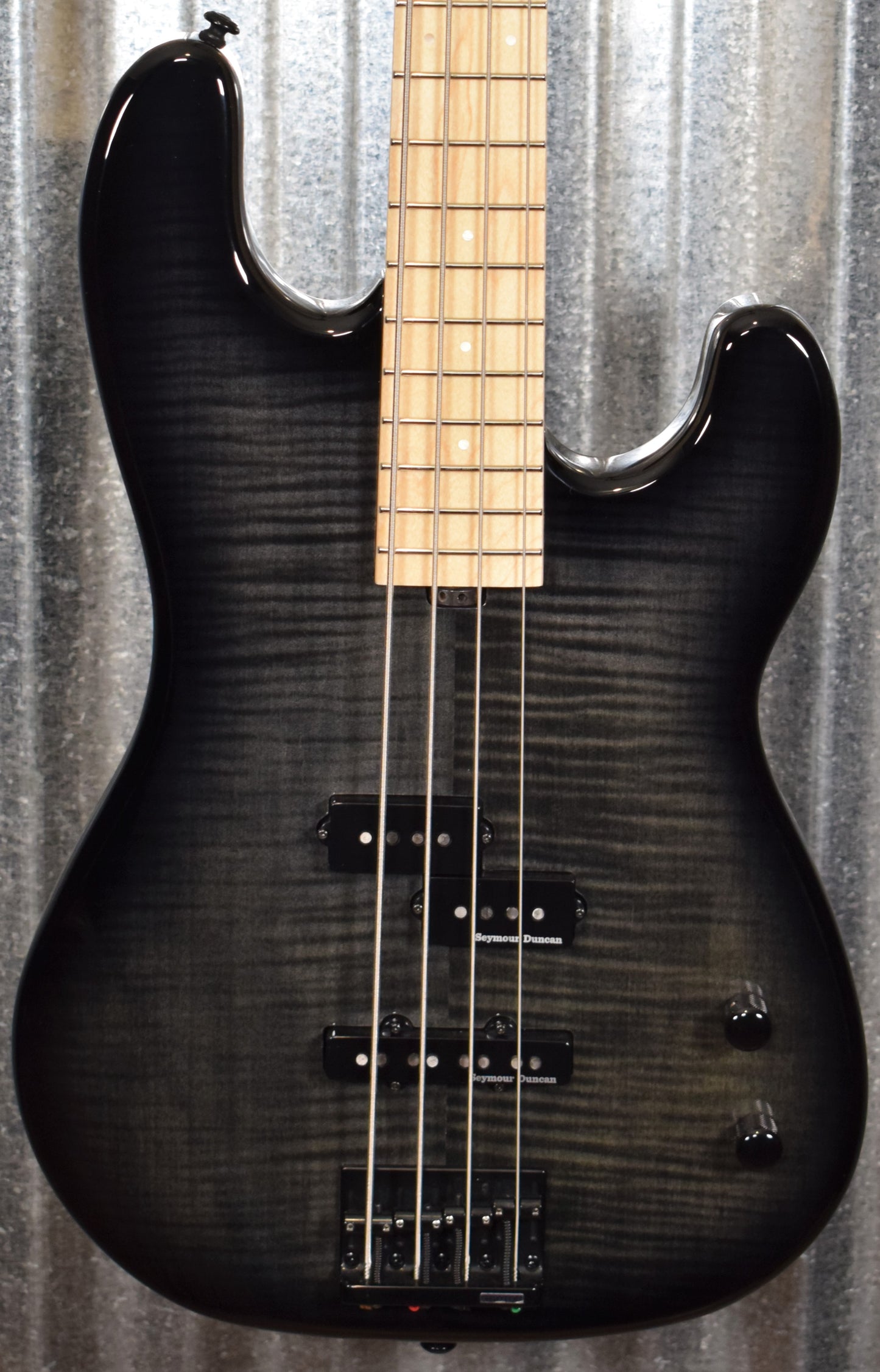 ESP LTD MM-4FM Marco Mendoza 4 String Bass See Thru Black Sunburst LMM4FMSTBLKSB #2107