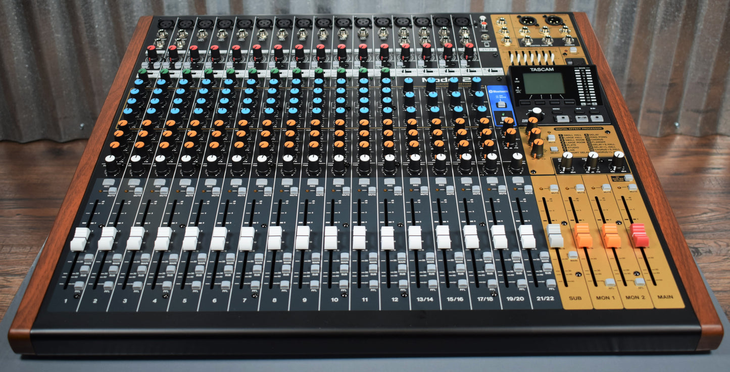Tascam Model 24 Mixer USB Audio Interface Recorder Controller