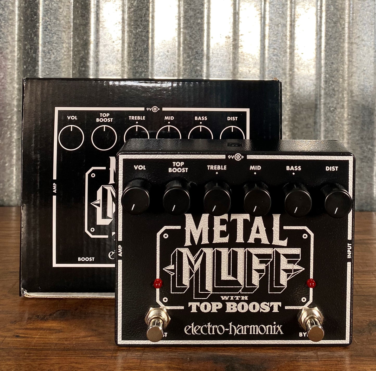 Electro-Harmonix EHX Metal Muff with Top Boost Distortion Guitar Effect Pedal Demo