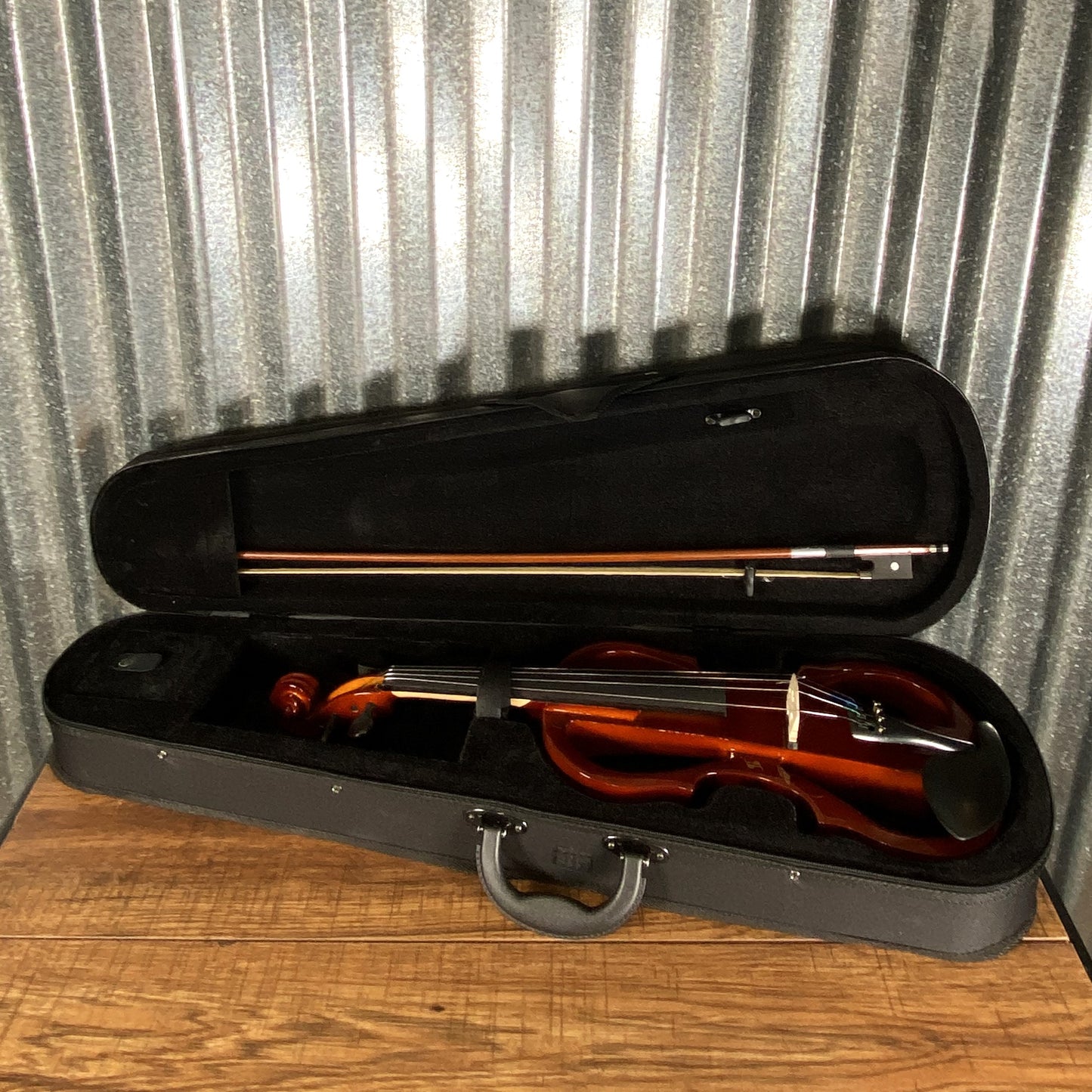 Stagg EVN X 4/4 Violin Burst Electric Violin with Bow & Case