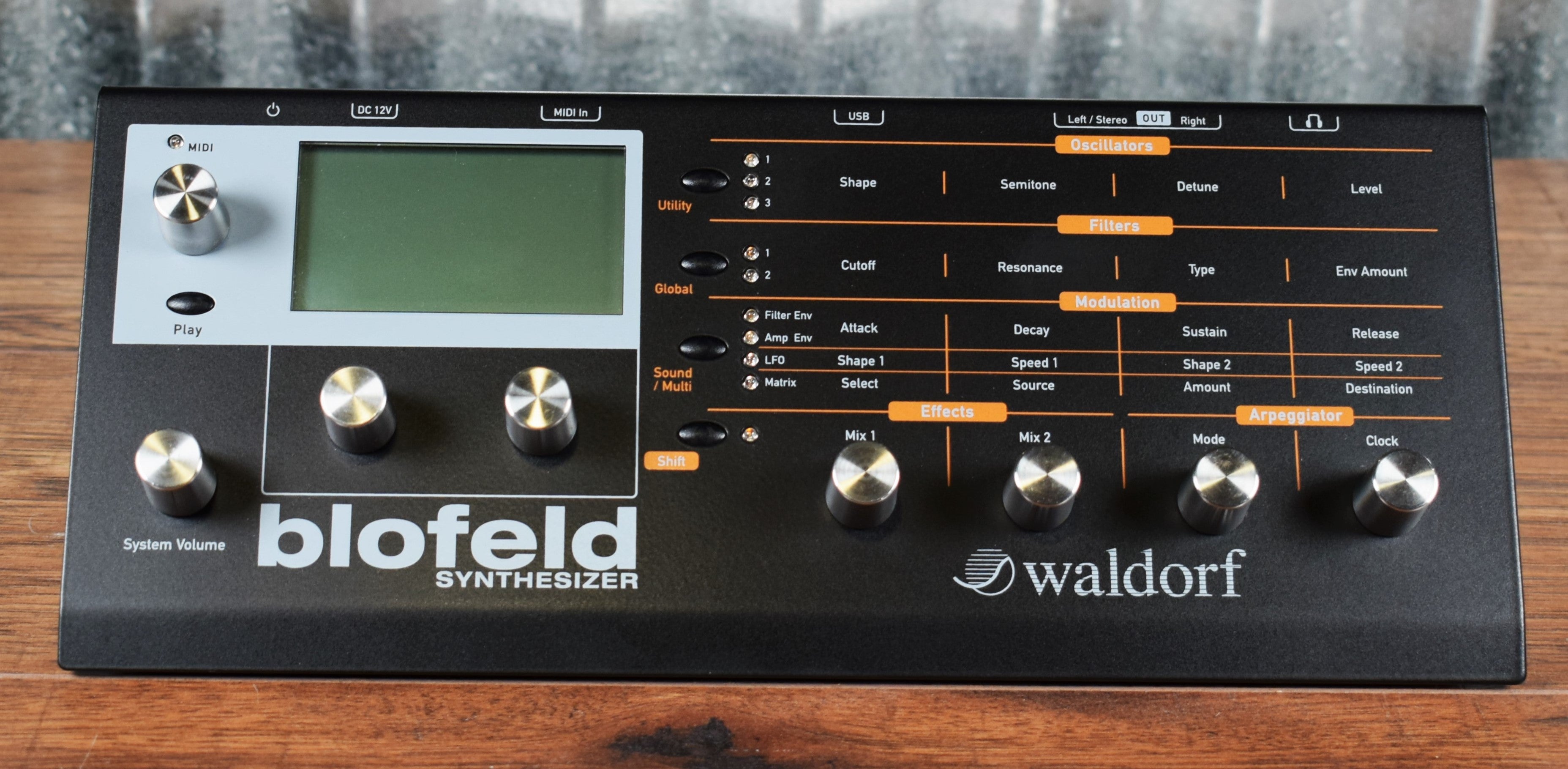 Waldorf Blofeld Desktop Synthesizer Module Black Used