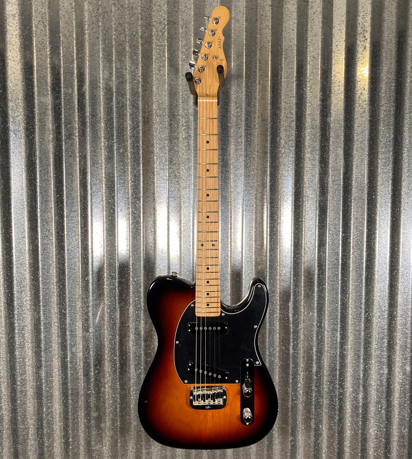 G&L USA 2016 Custom ASAT Special 3 Tone Sunburst Guitar & Bag #8759 Used