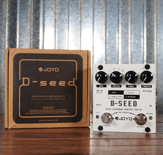 JOYO D-SEED Dual Channel Digital Delay Guitar Effect Pedal