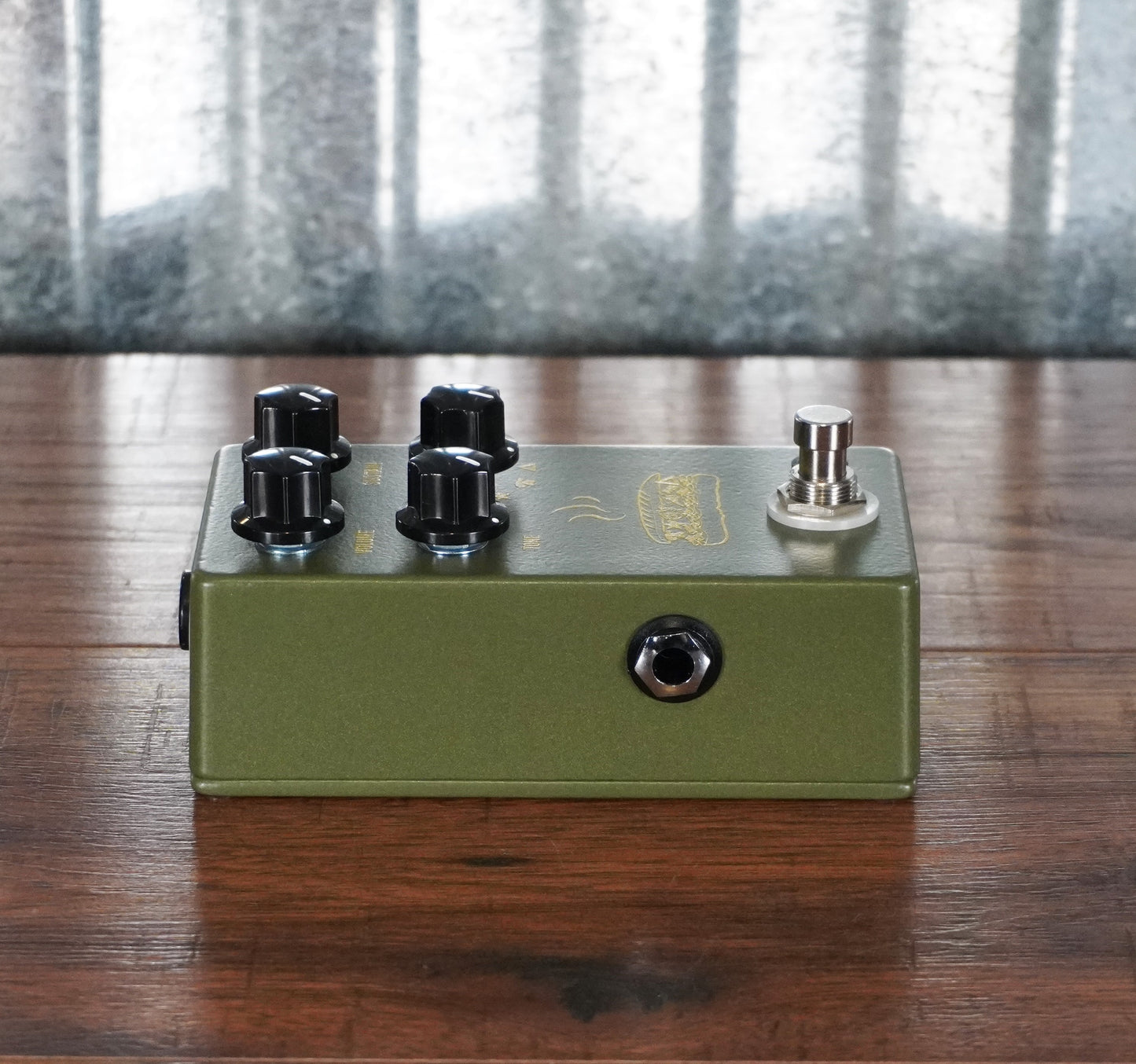 JHS Pedals Muffuletta Distortion Fuzz Guitar Effect Pedal Army Green