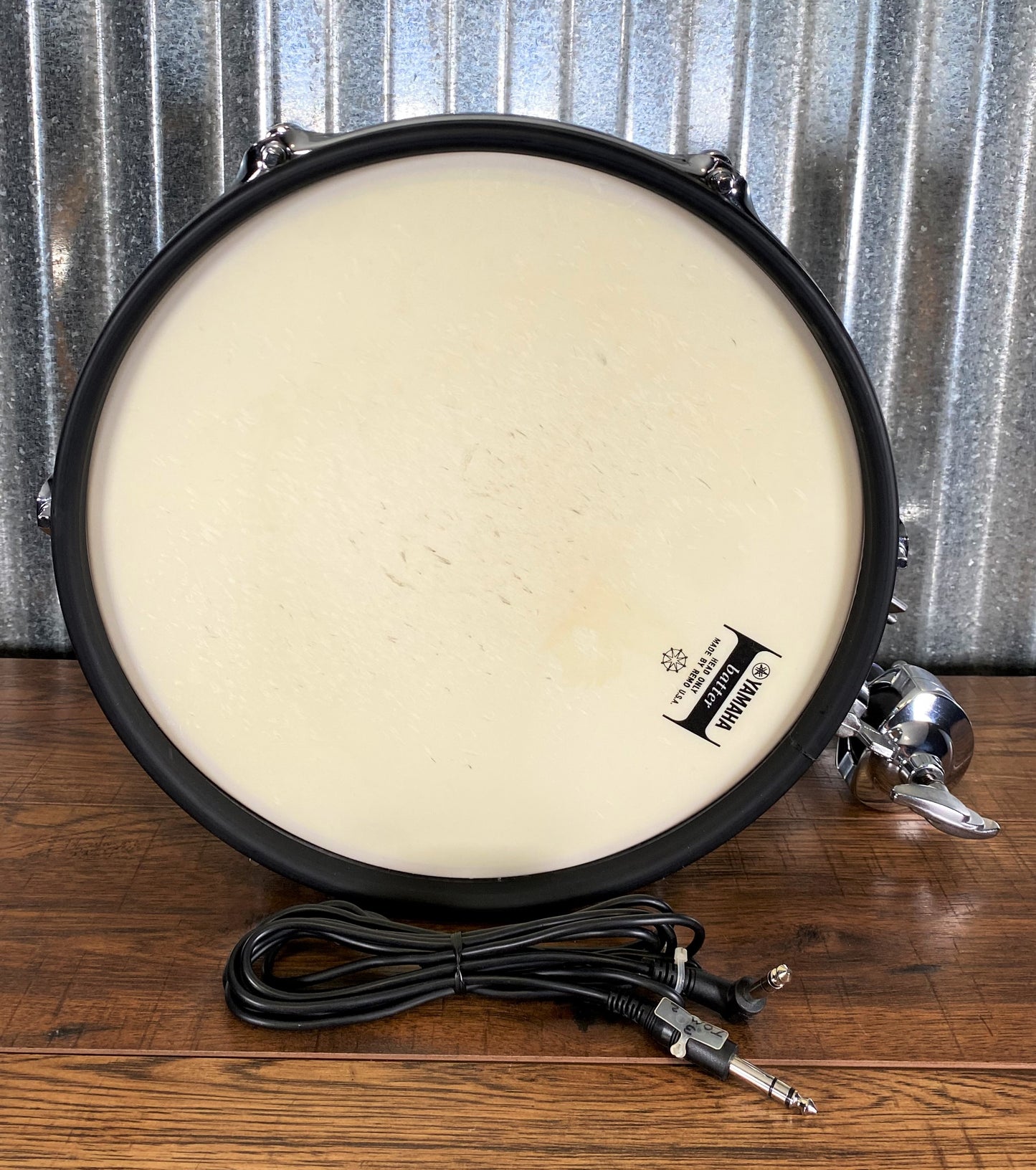 Yamaha DTEXTREME RHP120T 12" Electronic Tom Drum Trigger Pad With Birch Wood Shell & Mounting Hardware Used