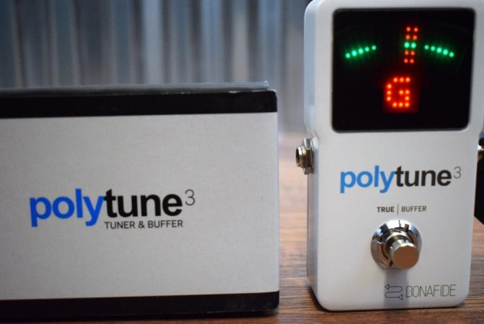 TC Electronic Polytune 3 Chromatic Tuner + BonaFide Buffer Guitar Effect Pedal