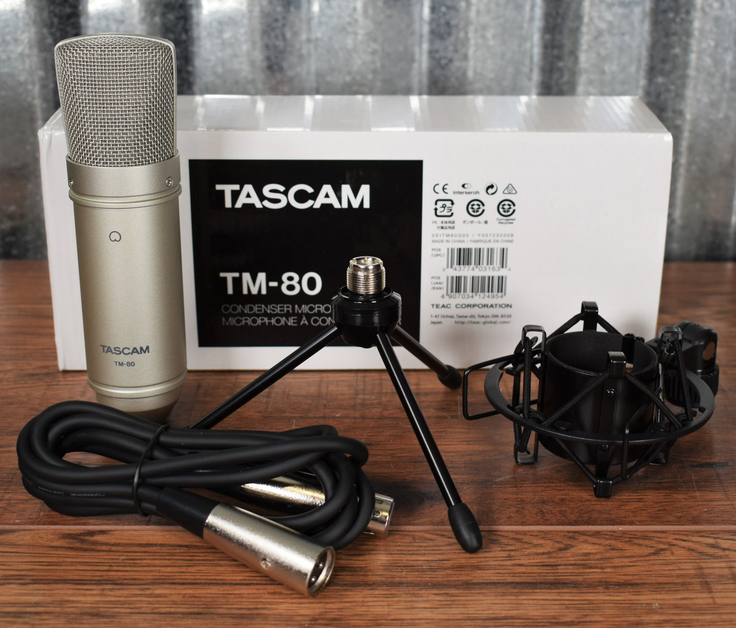 Tascam US-2x2 TP-CU Track Pack US-2x2 USB Audio Recording Interface TM-80 Mic & TH-02 Headphones Bundle
