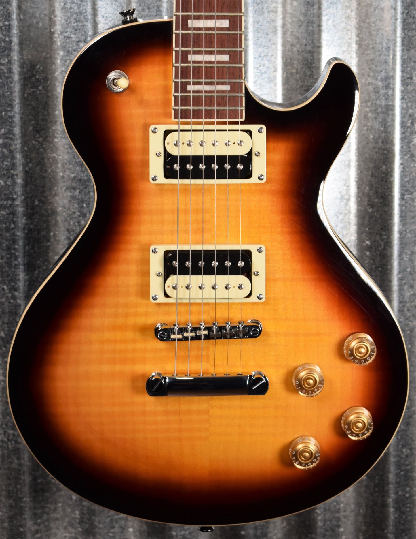 Dean Guitars Thoroughbred X Flame Top Trans Brazilia Guitar #1097 Used