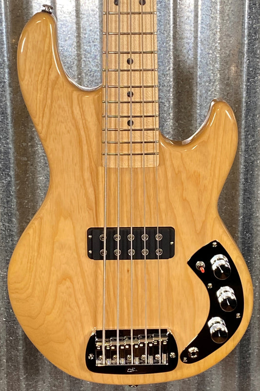 G&L USA CLF Research L-1000 S750 5 String Bass Natural & Case #5023