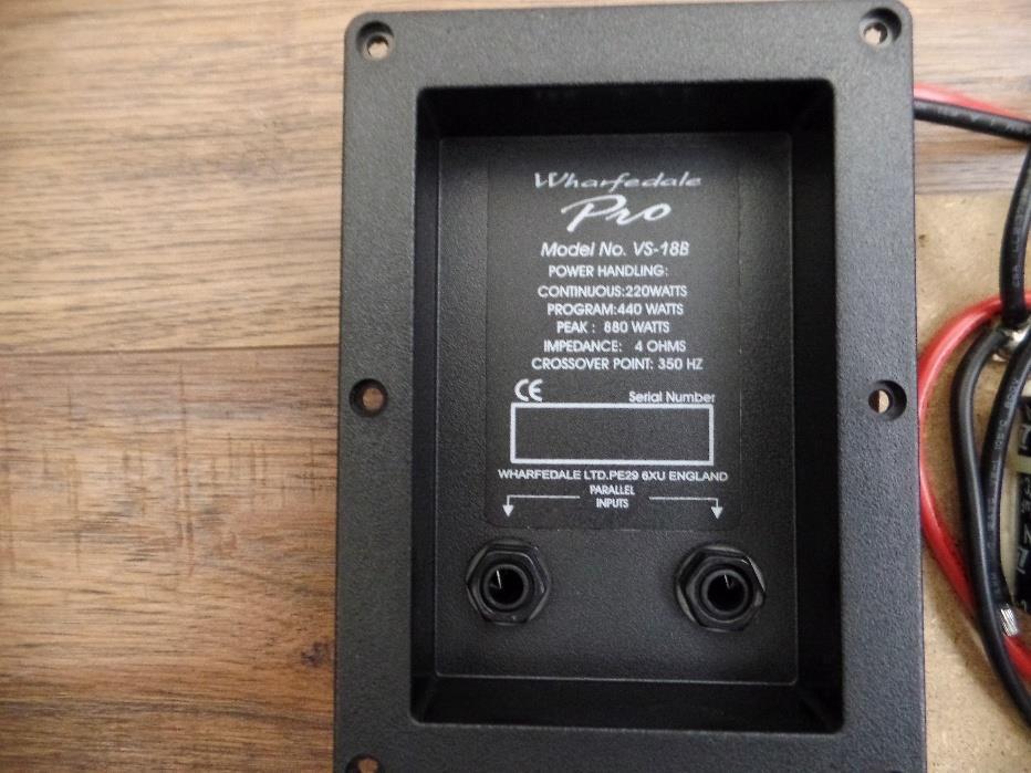 Wharfedale Pro VS-18B V Series Sub Crossover Assembly 4 OHM Part #600-4930100010