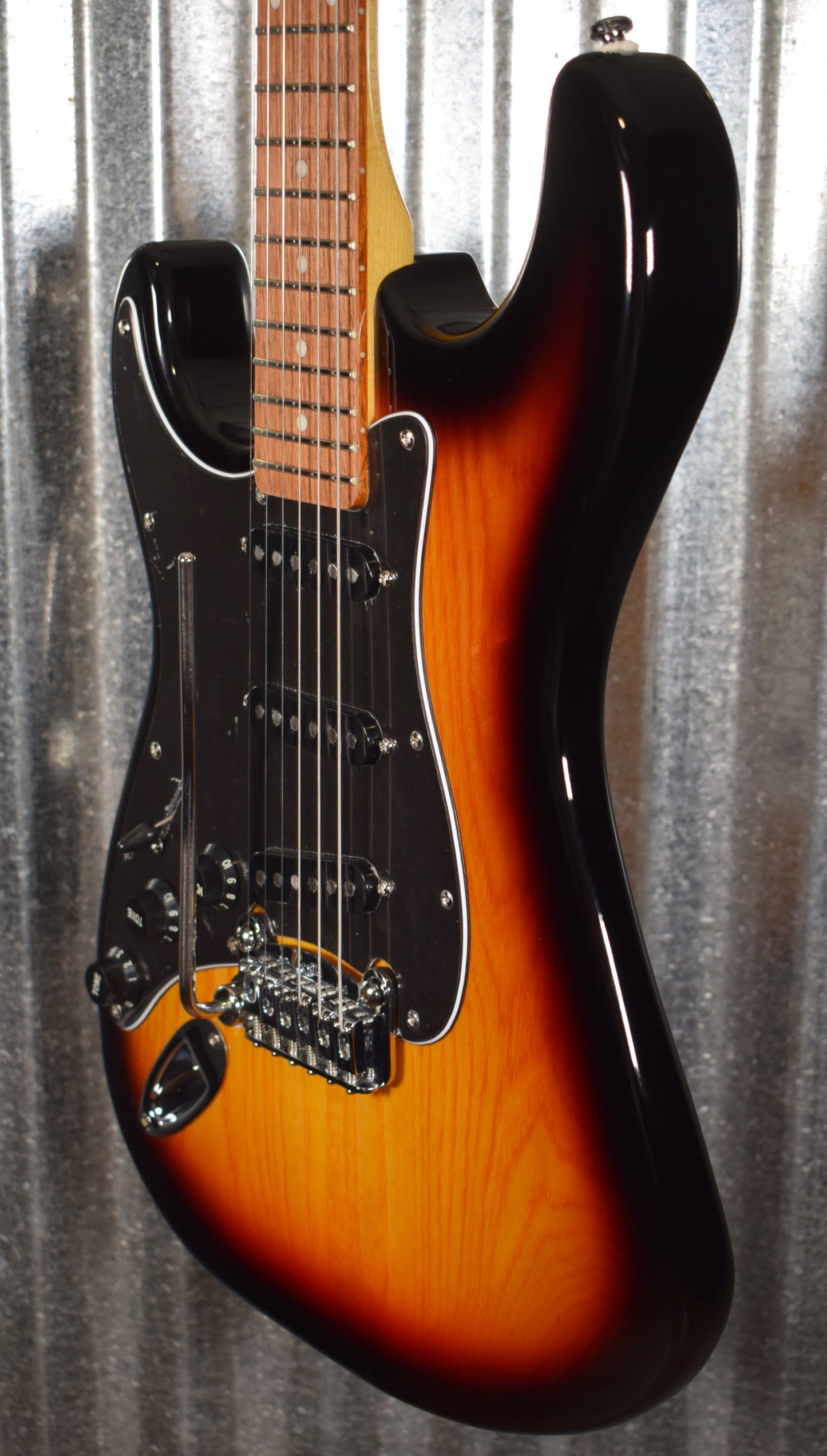 G&L Tribute Legacy 3 Tone Sunburst Left Hand Guitar #4051 Used