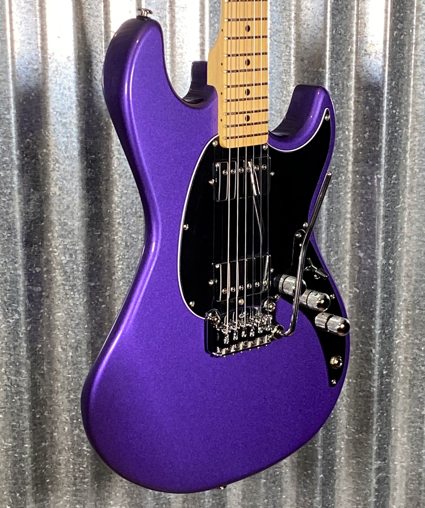 G&L USA 2022 Fullerton Deluxe Skyhawk HH Plum Metallic Guitar & Bag #1132 Used