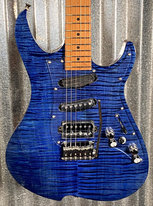 Vola OZ RV TNC SBL Sapphire Blue Gloss Guitar & Case #7074