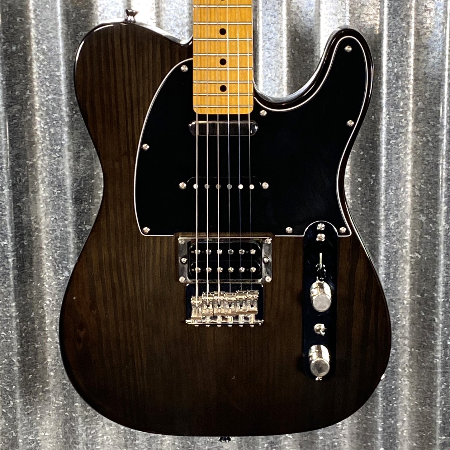 Fender Modern Player Telecaster Plus Charcoal Transparent Guitar #5204 Used
