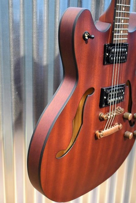 Washburn HB32DMK Distressed Matte Mahogony Semi Hollow Guitar #152