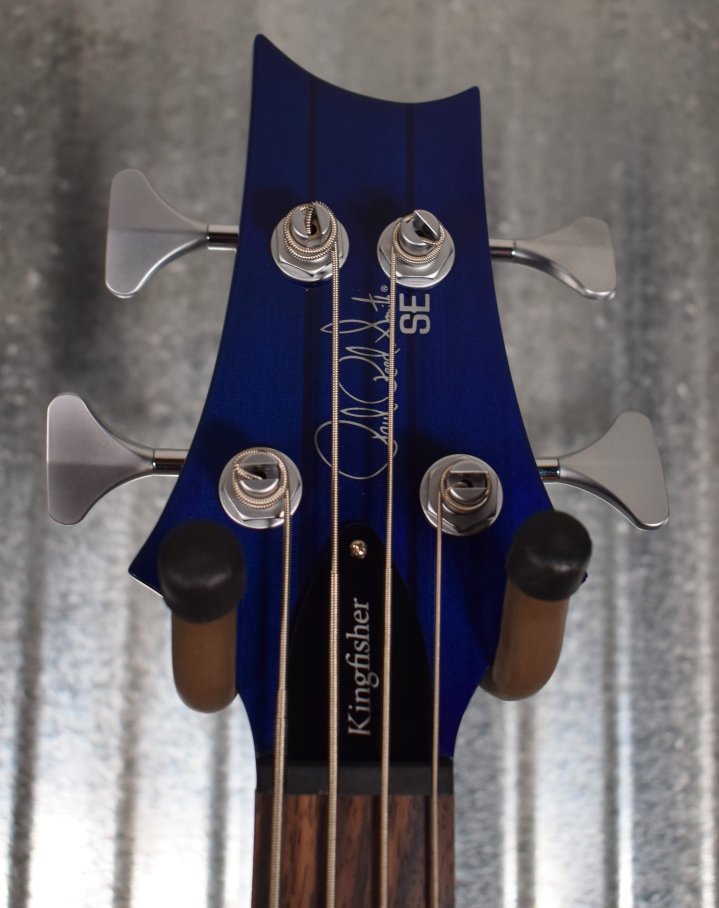 PRS Paul Reed Smith SE Kingfisher 4 String Bass Faded Blue Wrap & Bag #0052